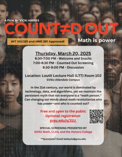 Special Screening of "Countdown", Hosted by the Mathematics Department